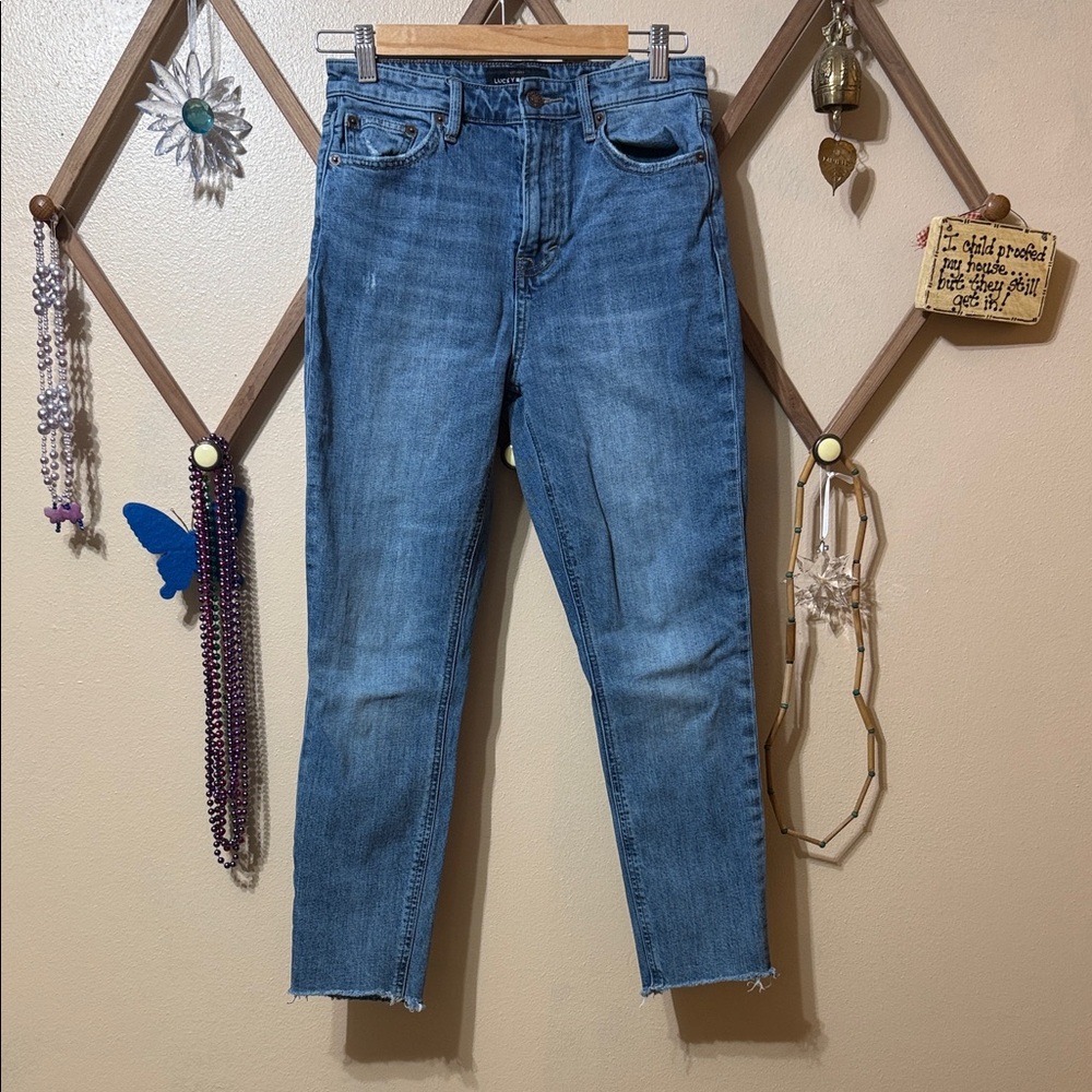 Lucky Brand Blue Cropped Jeans
